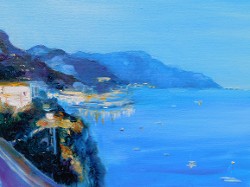 Amalfi, Oil on Linen, 8x10