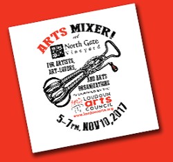 The first LAC Arts Mixer will be at North Gate Vineyard on November 10th