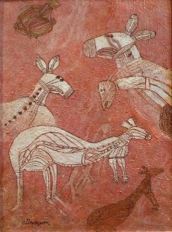 Aussie Rock Art I, after Australia Rock Art X-Ray paintings of Arnhem Land by CarolLyn Simpson Aussie Rock Art I, after Australia Rock Art X-Ray paintings of Arnhem Land by CarolLyn Simpson