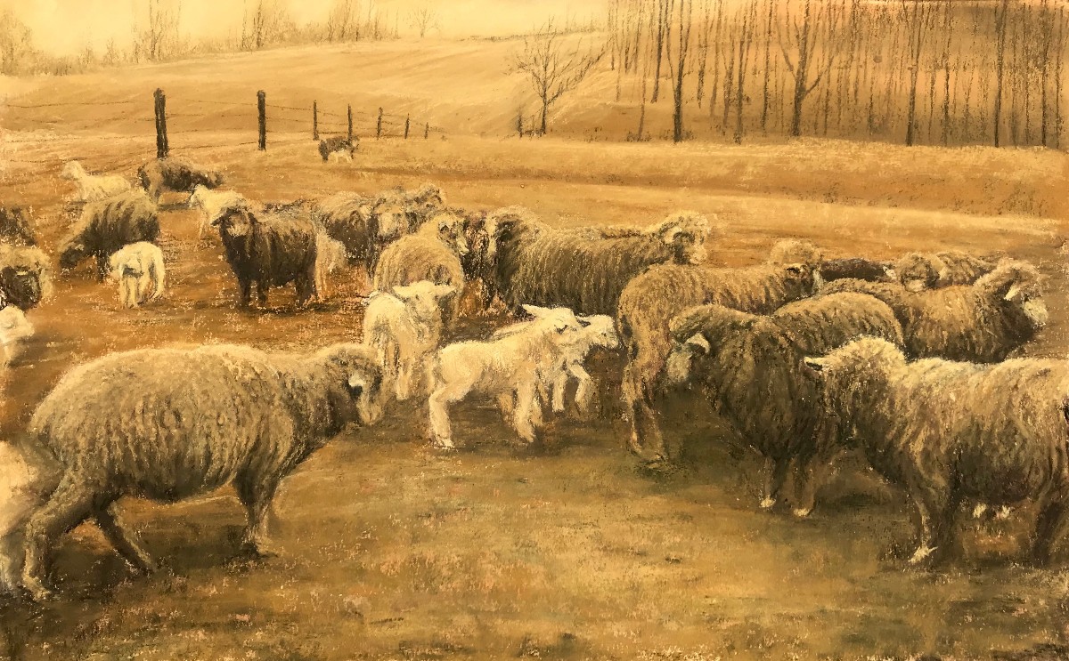 "Bygone Flock" by Lori Simmerman Goll