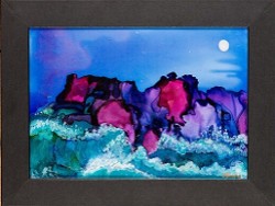 Cliffs of Dover by Moonlight by Nancy Kfoury Cliffs of Dover by Moonlight by Nancy Kfoury