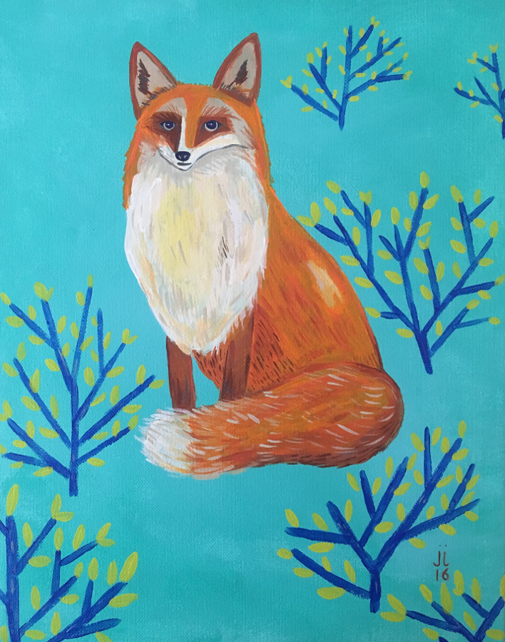 "Fearless Fox" by June Jewell