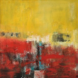Vin Rouge, 30" x 30", Mixed Media (click to enlarge) Vin Rouge, 30" x 30", Mixed Media