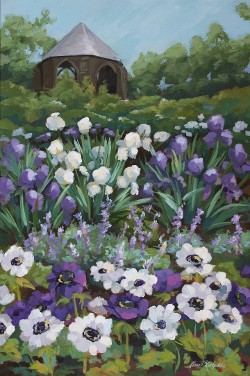 The Bishop's Garden in Spring - 20 x 30" Acrylic - 2019