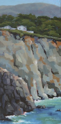 On the Edge - 12 x 20" acrylic - 2018 (click to enlarge) On the Edge - 12 x 20" acrylic - 2018
