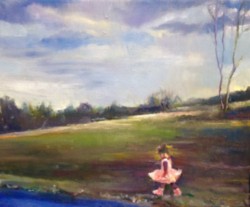 "Sweet Independence", Oil on Canvas, 8" X 12" (click to enlarge) "Sweet Independence", Oil on Canvas, 8" X 12"