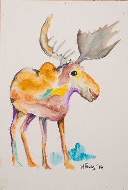 "Moose" by Nancy Kfoury "Moose" by Nancy Kfoury