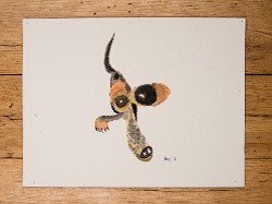 "Stewie", watercolor on watercolor paper, 12x16", 2015 (click to enlarge) "Stewie", watercolor on watercolor paper, 12x16", 2015