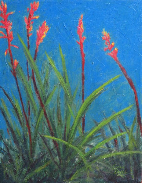 "Red Yucca" by Charlotte B. DeMolay