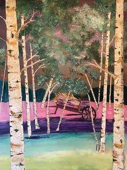 "Spring Aspens" by Nancy Kfoury "Spring Aspens" by Nancy Kfoury