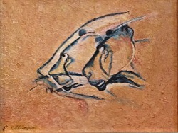 Study for Chauvet Cats after Chauvet Cave paintings in France by CarolLyn Simpson Study for Chauvet Cats after Chauvet Cave paintings in France by CarolLyn Simpson