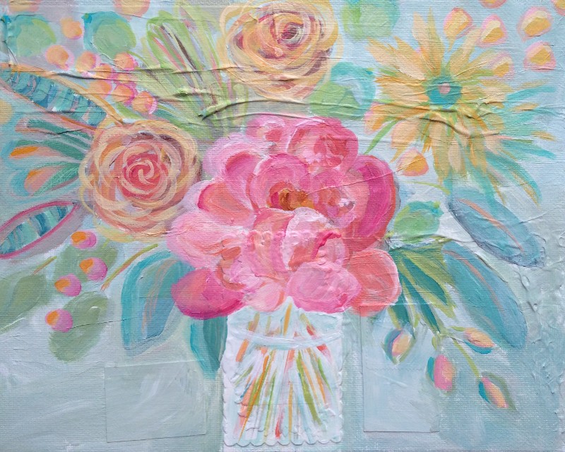 "Sun Blooms" by Lisa Cohen (price includes tax)
