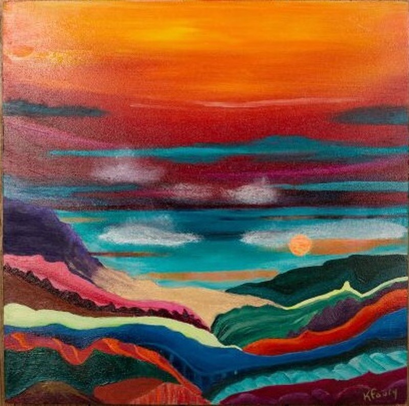 "Sunset" by Nancy Kfoury